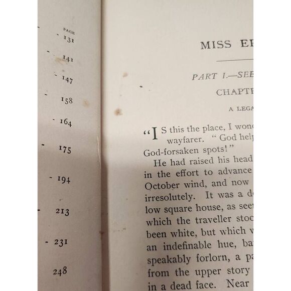 Vintage 1898 Miss Erin hardcover book #A88 - Picture 6 of 12